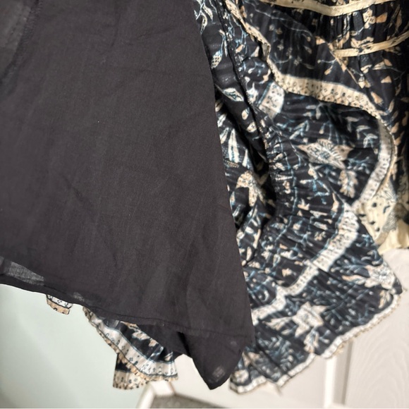 Women’s Ulla Johnson Nina Dress in Rainforest Sz 12 Tiered Floral Boho Whimsical - Picture 13 of 15